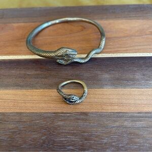 Snake Bracelet and Ring set 🐍
